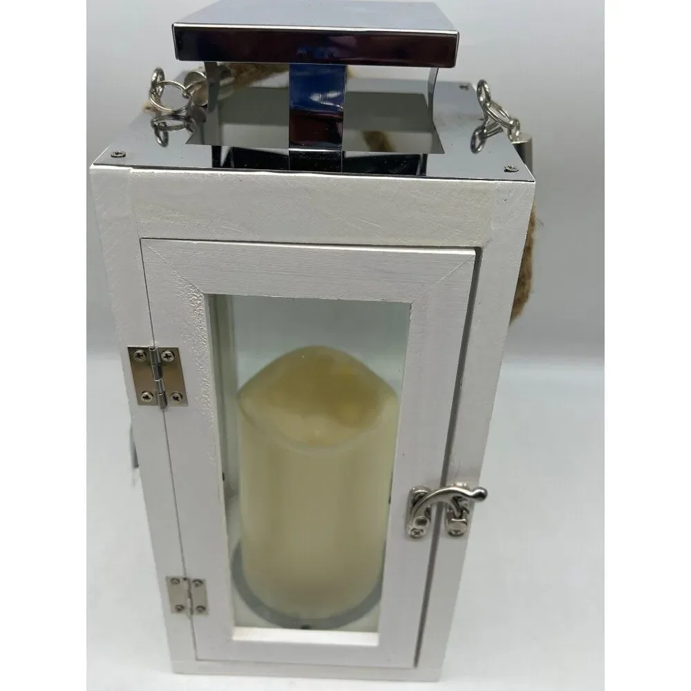 Mission Galley Flameless Warm White LED Candle Lantern